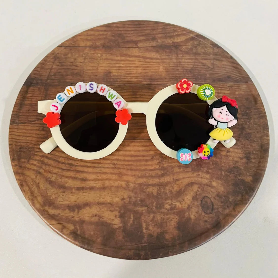 Customized Sunglasses for Kids with name round shape - Girls & Boys Vibrant Colors