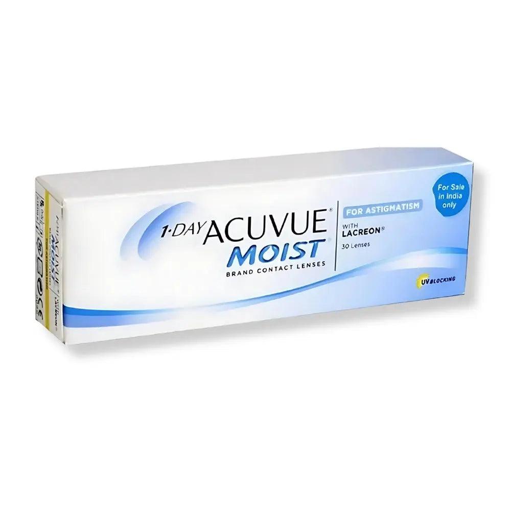 JOHNSON & JOHNSON 1 DAY ACUVUE MOIST FOR ASTIGMATISM (30 LENS/BOX) - Lensexpert