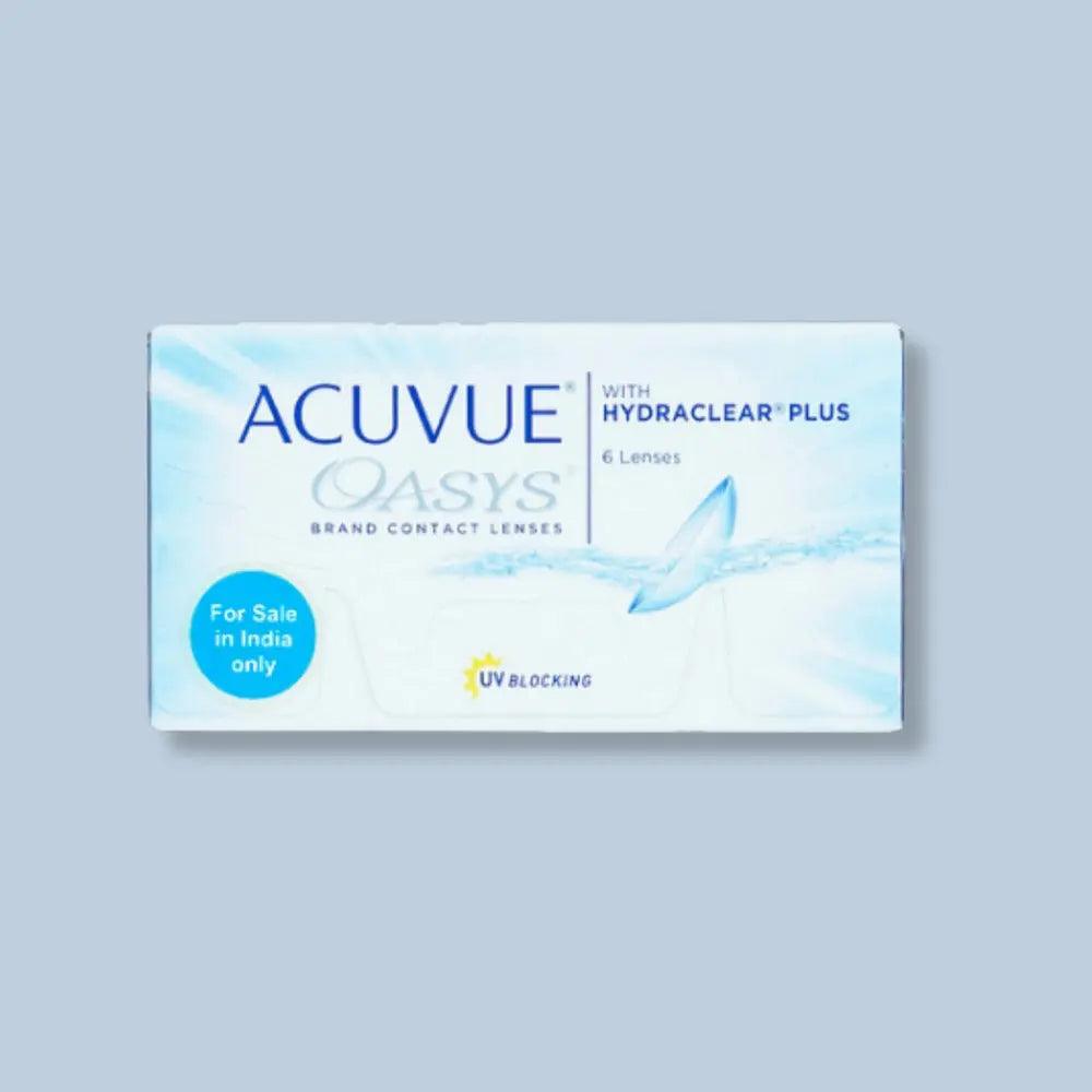 JOHNSON & JOHNSON ACUVUE OASYS HYDRACLEAR PLUS (6 LENS/BOX) - Lensexpert