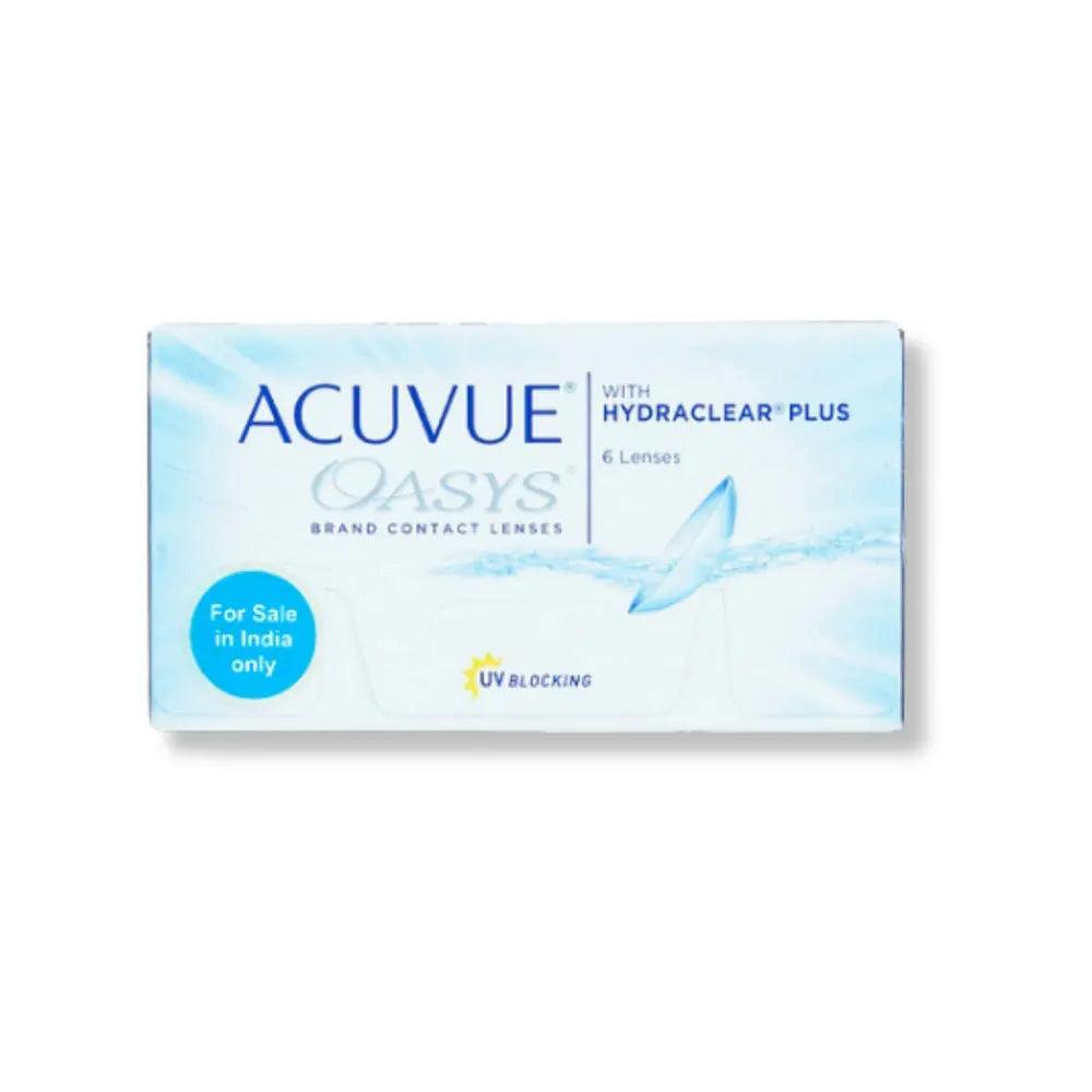 JOHNSON & JOHNSON ACUVUE OASYS HYDRACLEAR PLUS (6 LENS/BOX) - Lensexpert