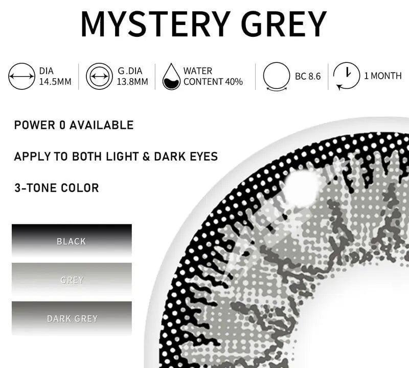 Mystery Grey | 1 Month - Lensexpert