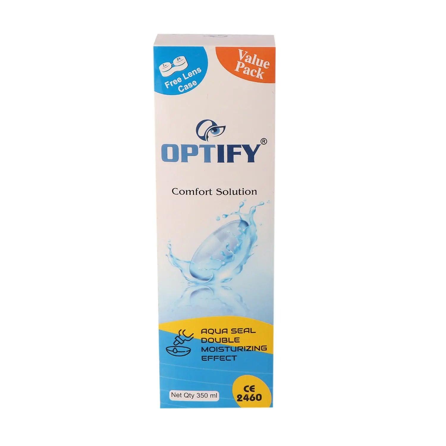 Optify Contact Lenses Solution(350 ml) - Lensexpert