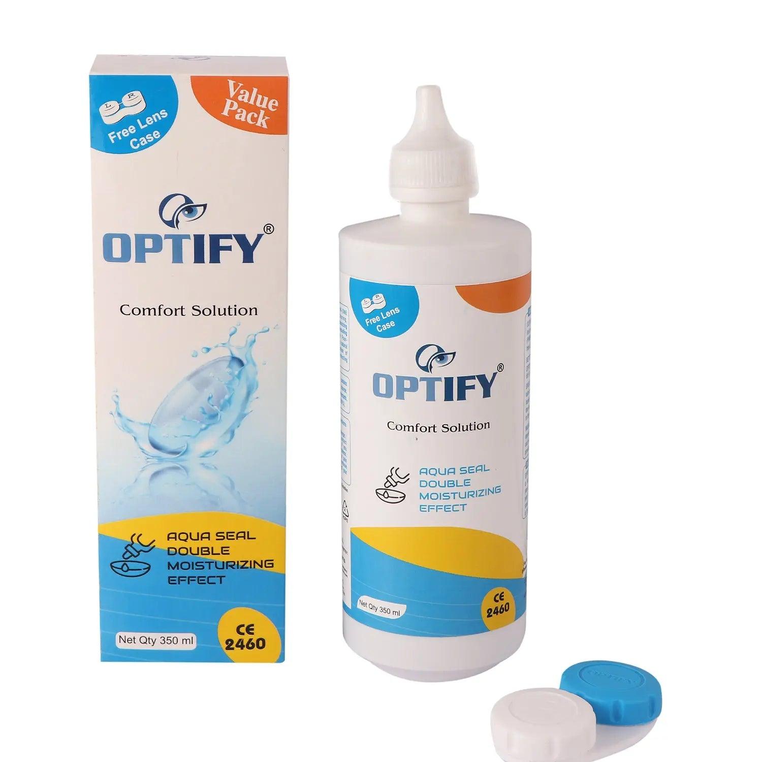 Optify Contact Lenses Solution(350 ml) - Lensexpert