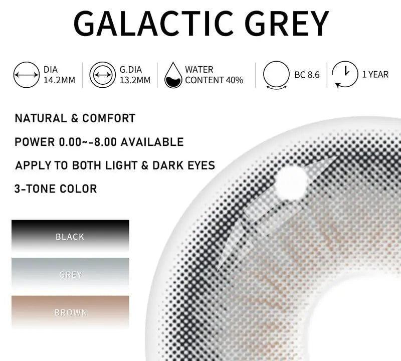 OPTIFY GALACTI GREY ONEDAY DISPOSIBLE CONTACT LENS - Lensexpert