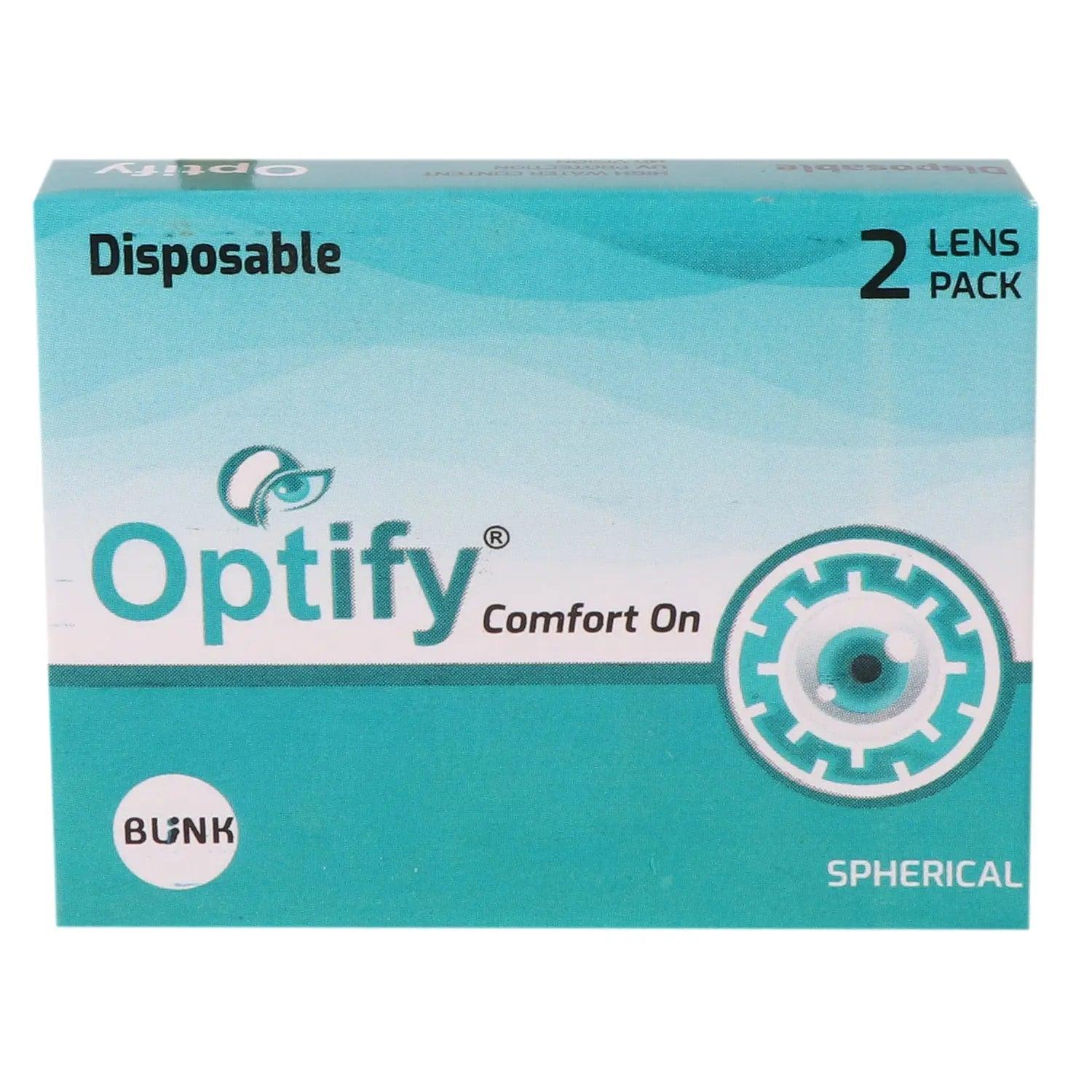 Optify Monthly Bandage Contact lenses(Pack of 2) - Lensexpert