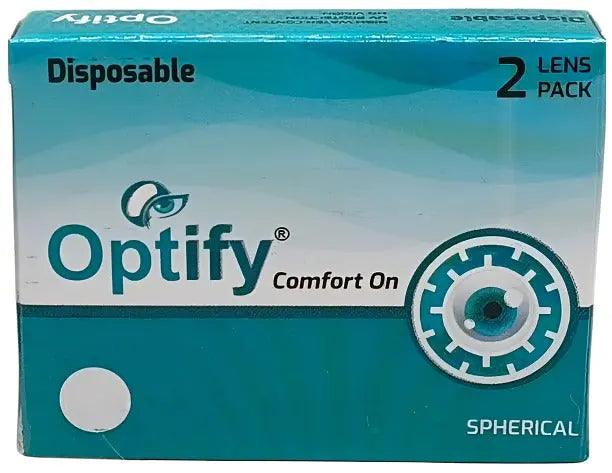 Optify Monthly Clear Contact Lenses(Pack of 1) - Lensexpert