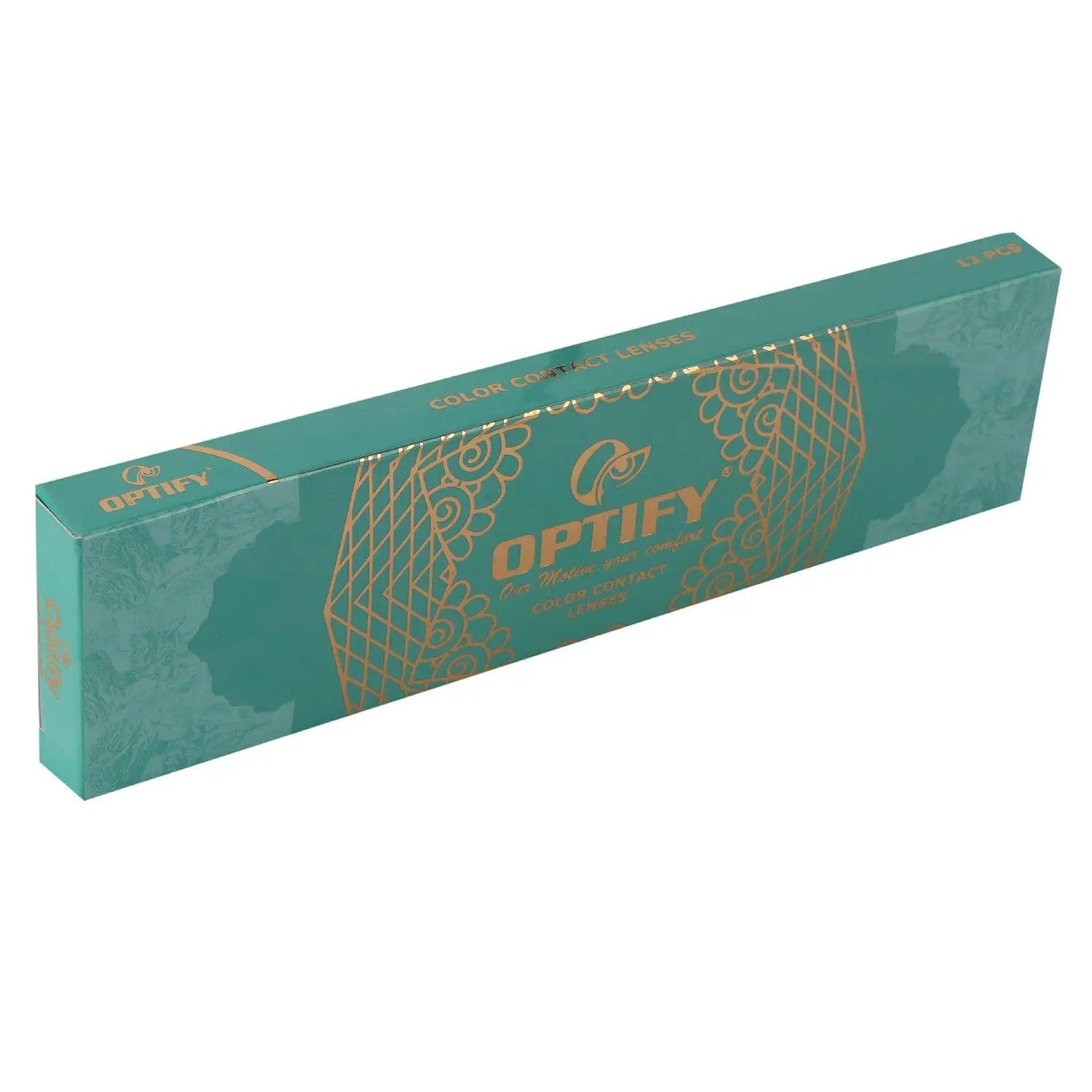 Optify One Day Colored Contact Lenses(Zero Power, Pack of 12) - Lensexpert