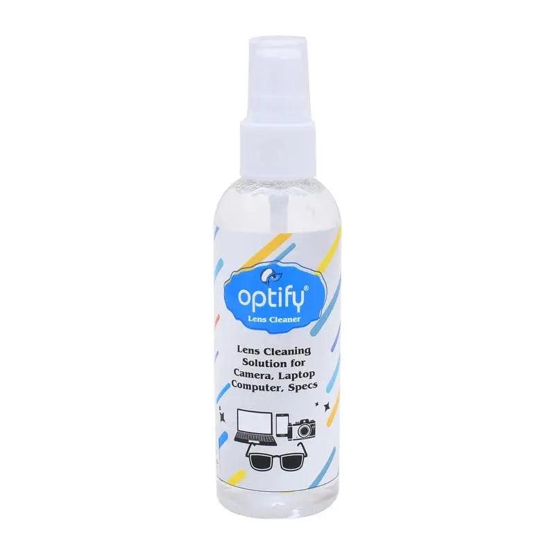 Optify Screen Cleaner for Spectacles, PC, Laptops, Smartphones TV, Camera, Lens (Pack of 1) (100 ML) - Lensexpert