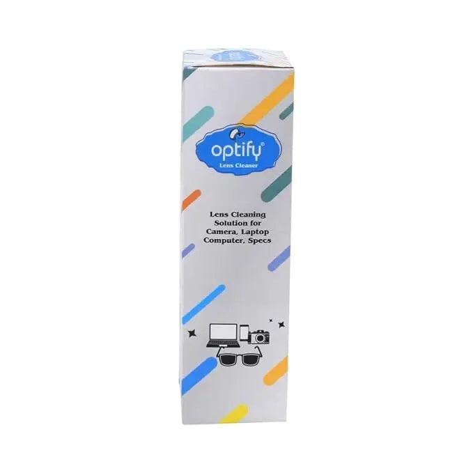 Optify Screen Cleaner for Spectacles, PC, Laptops, Smartphones TV, Camera, Lens (Pack of 2) (100 ML Each) - Lensexpert