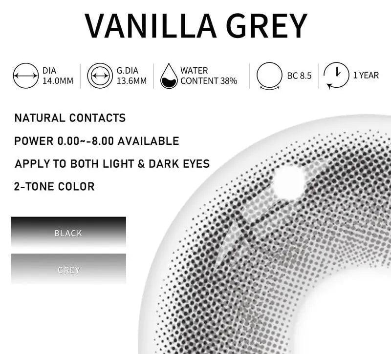 OPTIFY VANILLA GREY ONEDAY DISPOSIBLE CONTACT LENS - Lensexpert