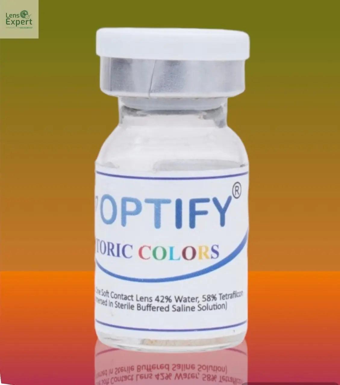 OPTIFY YEARLY COLOR TORIC CONTACT LENS (1 LENS PER BOTTLE) - Lensexpert