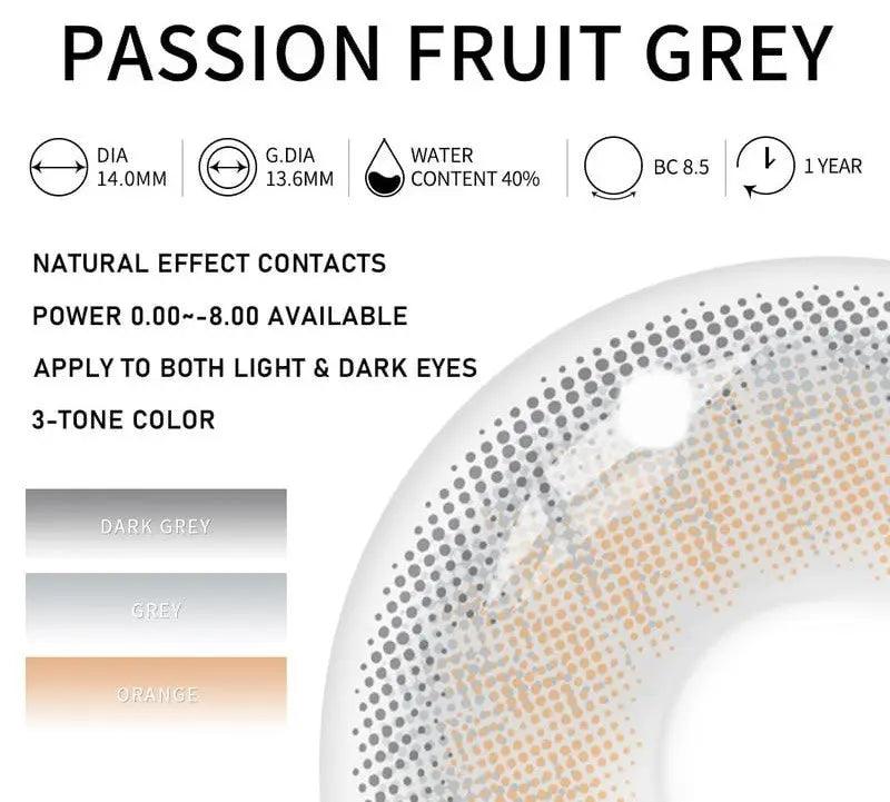 Passion Fruit Grey | 1 Year - Lensexpert