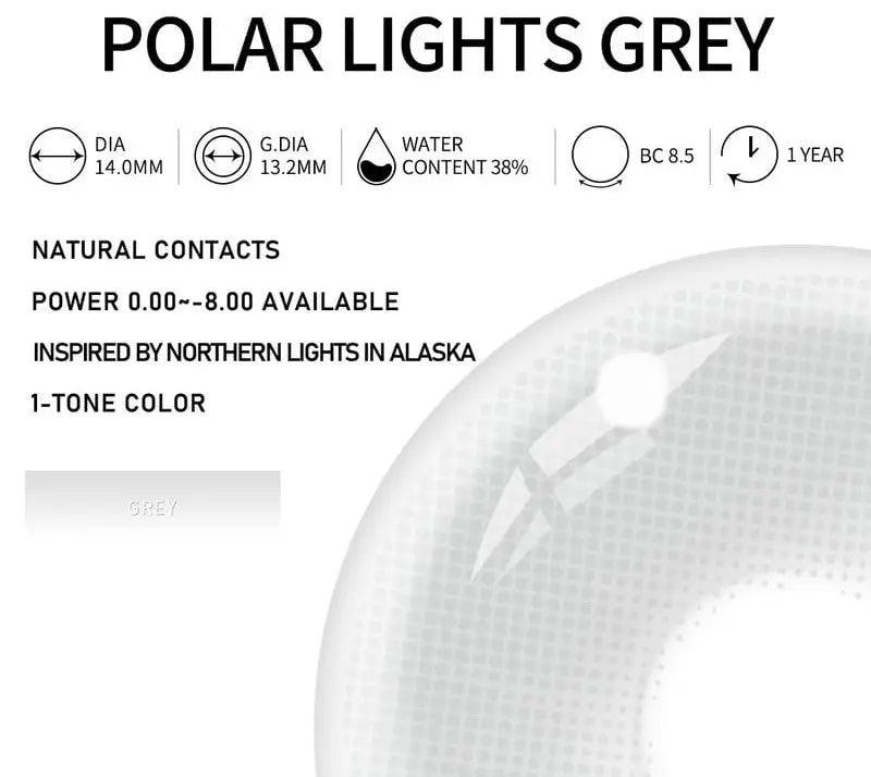 Polar Lights Grey | 1 Year - Lensexpert