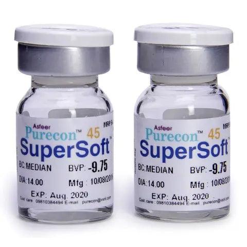 Purecon 45 Supersoft Clear Contact Lens - Lensexpert