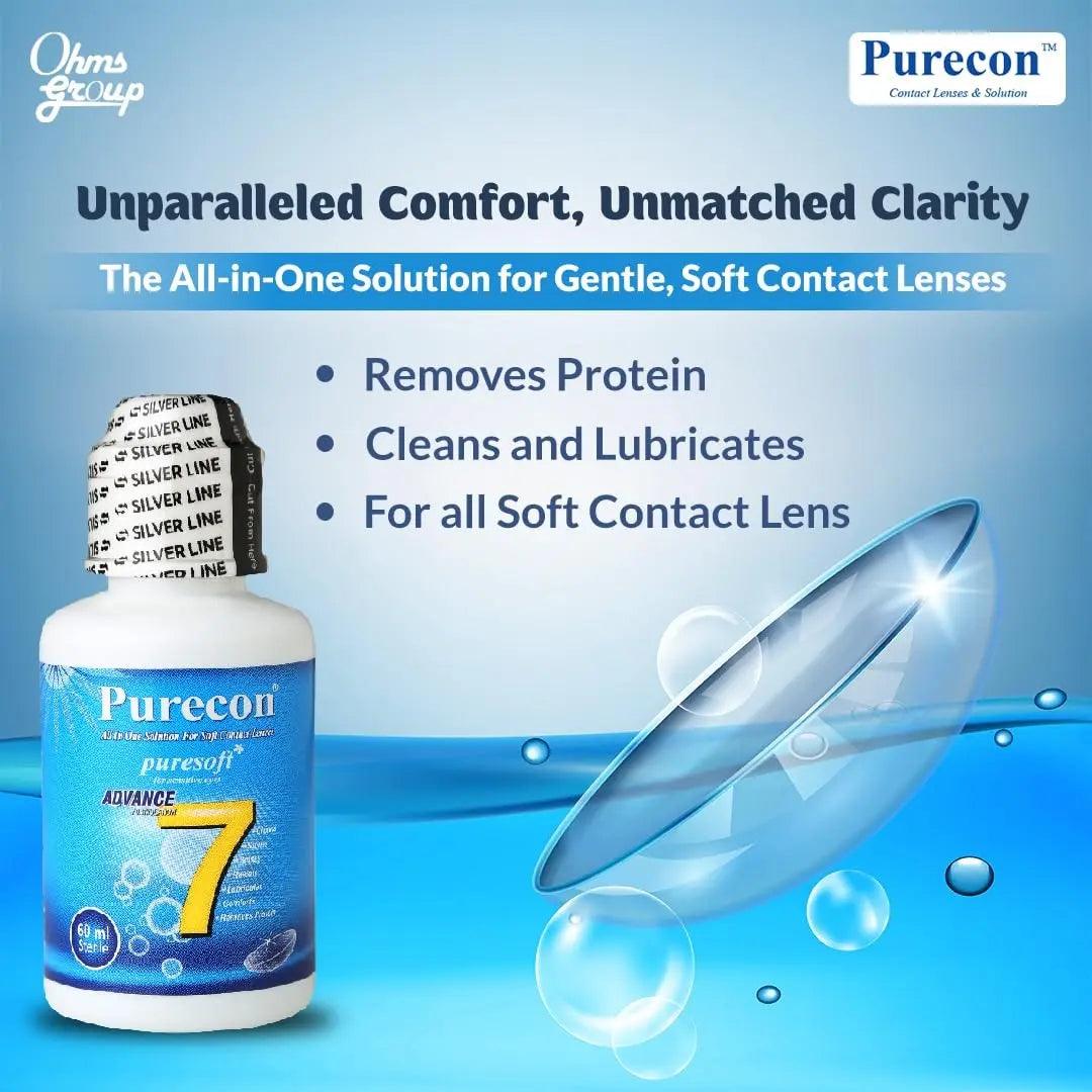 Purecon Puresoft for Sensitive Eyes Solution 60 ml - Lensexpert