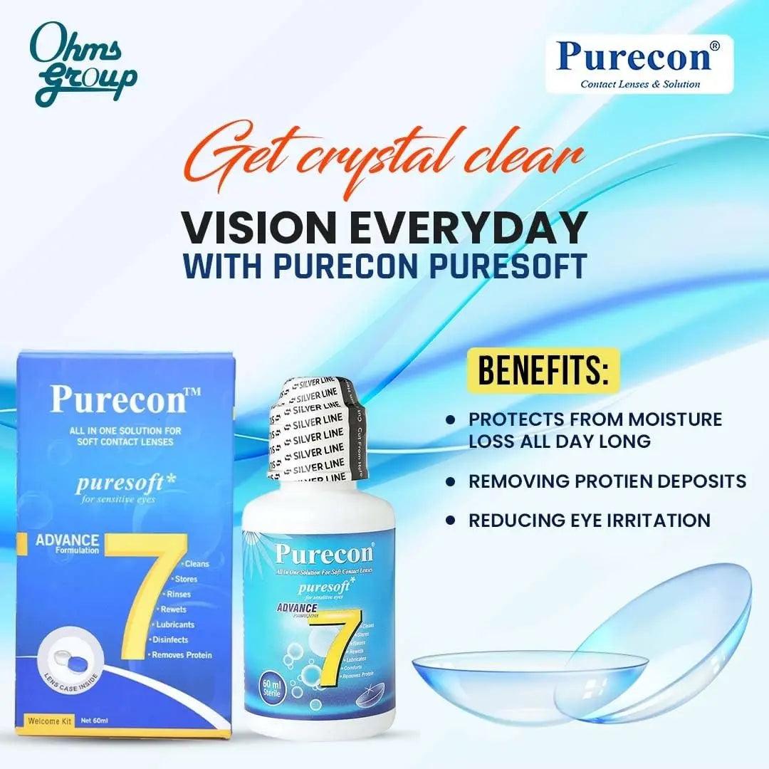 Purecon Puresoft for Sensitive Eyes Solution 60 ml - Lensexpert