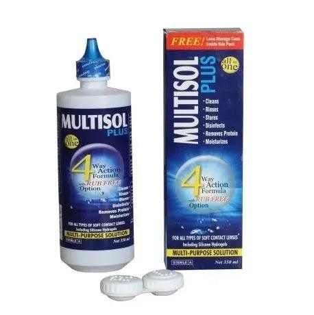 Rinsol Multisol Plus 350 Cleaning Solution(350 ml) - Lensexpert