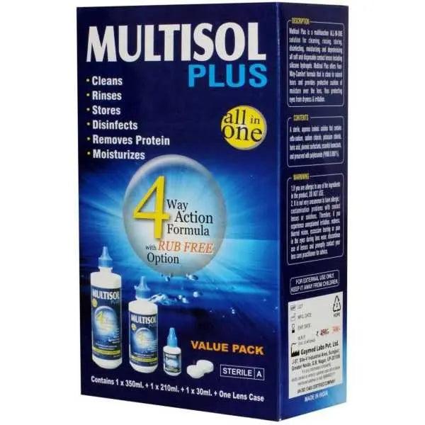 Rinsol Multisol Plus Value Pack Cleaning Solution(590 ml) - Lensexpert