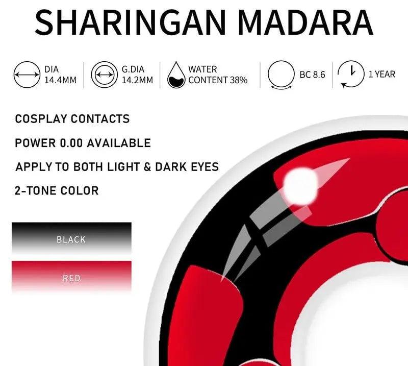 Sharingan Madara Style | 1 Year - Lensexpert