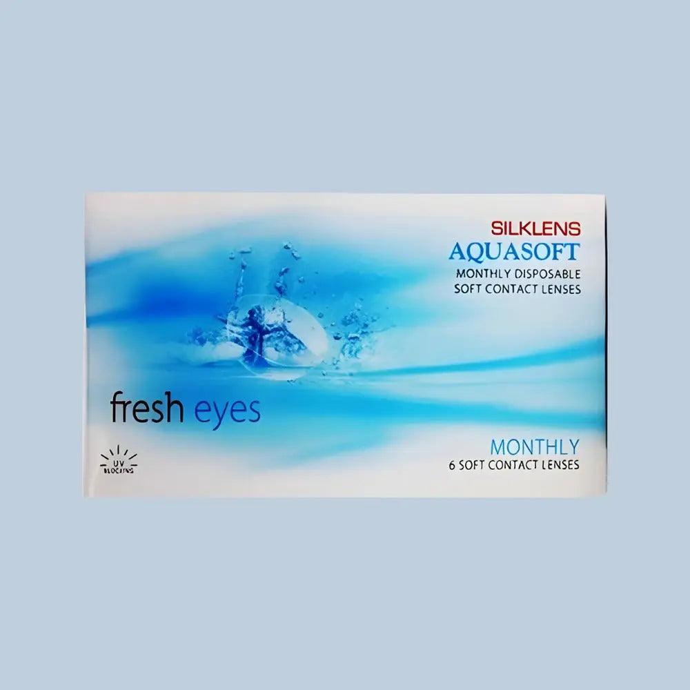 SILKLENS AQUASOFT FRESH EYES MONTHLY (6 LENS/BOX) - Lensexpert