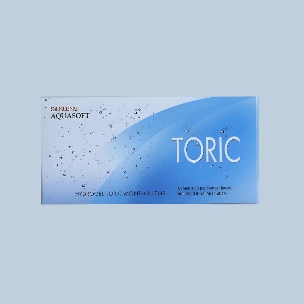 SILKLENS AQUASOFT SILCONE TORIC MONTHLY (3 LENS/BOX) - Lensexpert