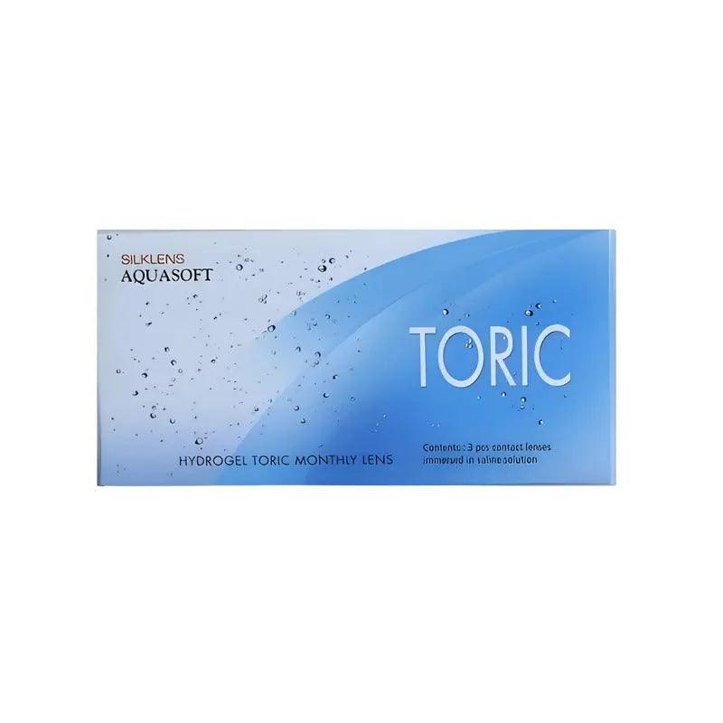 SILKLENS AQUASOFT SILCONE TORIC MONTHLY (3 LENS/BOX) - Lensexpert