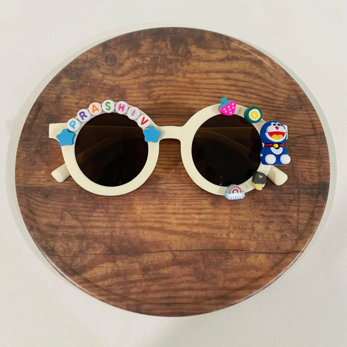 Customized Sunglasses for Kids with name round shape - Girls & Boys Vibrant Colors